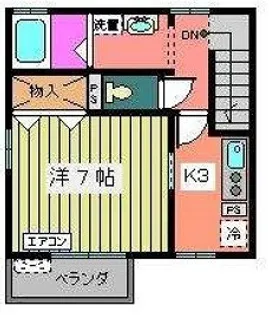 プリムヴェール【2階】の間取り