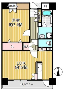 レガシー齋藤【1階】の間取り