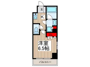 HF川口駅前レジデンス【6階】の間取り