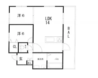 スタンヒル東山本新町【1階】の間取り