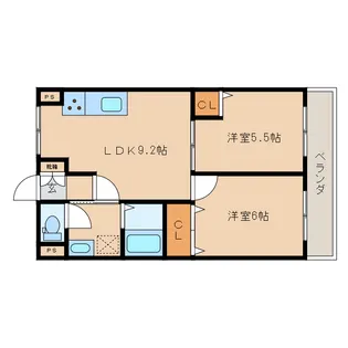 TS.Grande恒久南【2階】の間取り