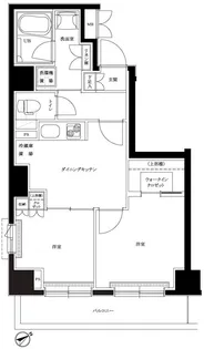 ルーブル目黒不動前【3階】の間取り