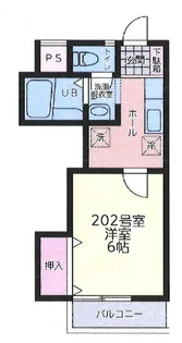 フロンティアオリト【2階】の間取り