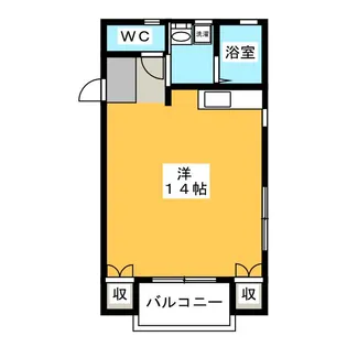 リベルテ半田山【1階】の間取り