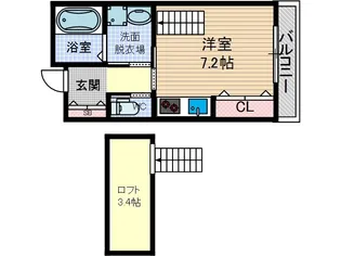 光風館【2階】の間取り