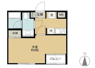 プラザ中落合【3階】の間取り