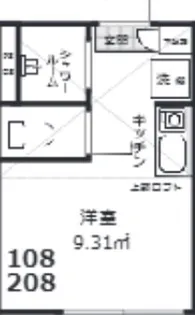 Fitz Roy千住【2階】の間取り