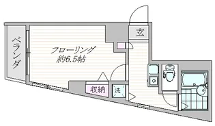 プラザ聖蹟【6階】の間取り