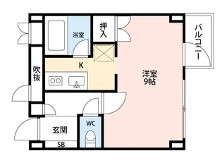 ブランシェコム【4階】の間取り