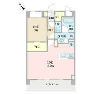 アムールアドニス【3階】の間取り