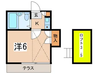 サザンステ-ジ四季美台【1階】の間取り