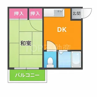 白戸ハイツ【2階】の間取り