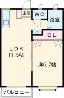 光マンションII【2階】の間取り