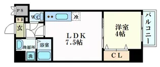 KatayamaBLDG24【12階】の間取り