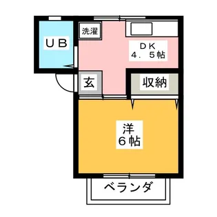 リバーサイド52【2階】の間取り