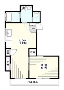 第2ロジェール【6階】の間取り