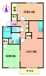 エクレール表参道B【1階】の間取り