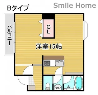 アベニュー中加賀屋【3階】の間取り