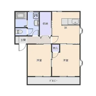 パールテールエム【2階】の間取り