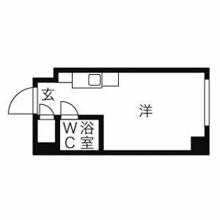 ティアラパレス北大前【6階】の間取り