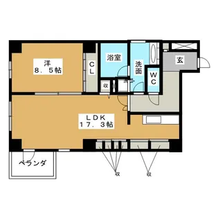 VIVACE【5階】の間取り