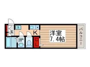 マイパレス【1階】の間取り