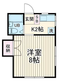 ハイツ福田【1階】の間取り