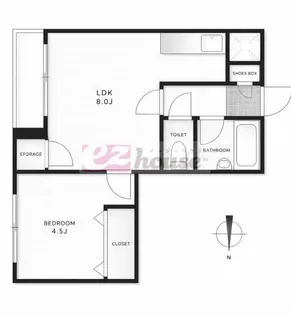 プラザカネコ【2階】の間取り