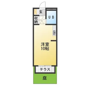 グランドヒル東山【1階】の間取り