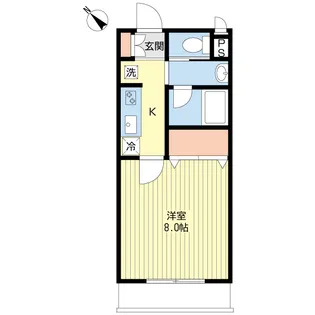 VILLA VERDEふじみ野【2階】の間取り