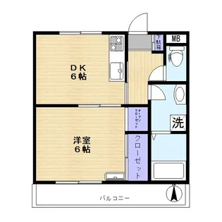 オーユーパレス四谷【2階】の間取り