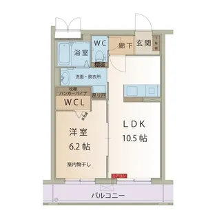 アメイジングパレスH【2階】の間取り