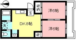 上原コーポ【3階】の間取り