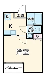 Hakusui幕張【1階】の間取り