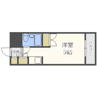 ラフォーレ花園【7階】の間取り