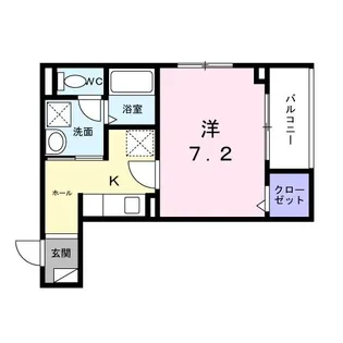 ヒカルサ京都梅津【2階】の間取り