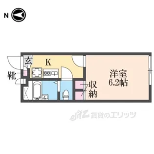 レオパレス飛鳥【2階】の間取り