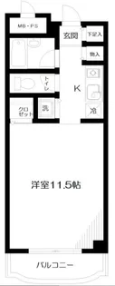 日神パレス生麦【7階】の間取り