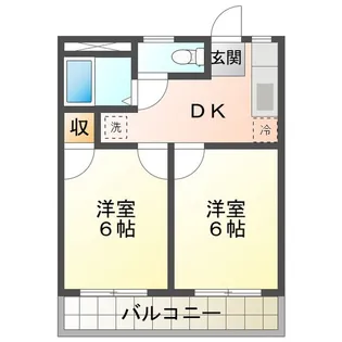 コーポイトウ【2階】の間取り