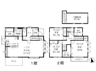 等々力の家【2階】の間取り
