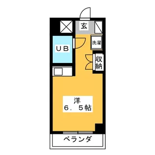 TK北野ビル【8階】の間取り