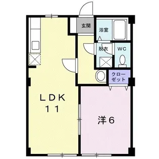 ラフォーレ・シン【1階】の間取り