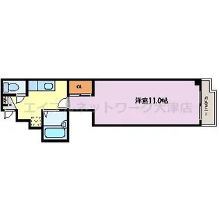 Ampleur【4階】の間取り