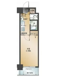 エンクレスト赤坂壱番館【3階】の間取り