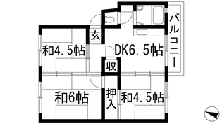 伊丹池尻1号棟【4階】の間取り