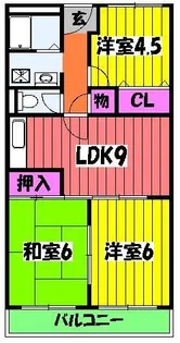 ムカイマンションA【2階】の間取り