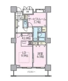 ロイヤルパークスタワー南千住【17階】の間取り