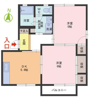 ディアス青木【1階】の間取り