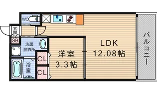 アーバネックス西長堀【8階】の間取り