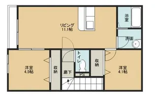 IS延友C棟【2階】の間取り